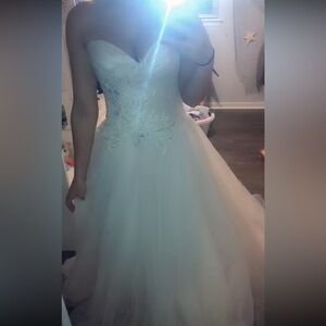 Allure Romance Wedding Dress – Strapless Sweetheart Ball Gown